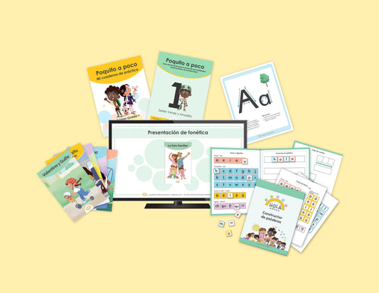 1st Grade Poquito a Poco Spanish Literacy Program