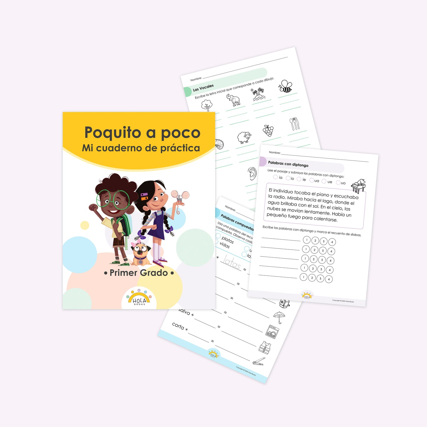 NUEVOS libros de práctica de primer grado