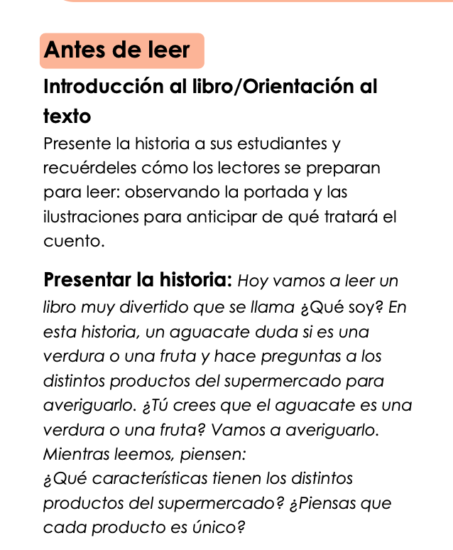 Before Reading
