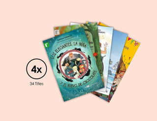 Colección de club de lectura de grado 2+ curada: juegos de 4