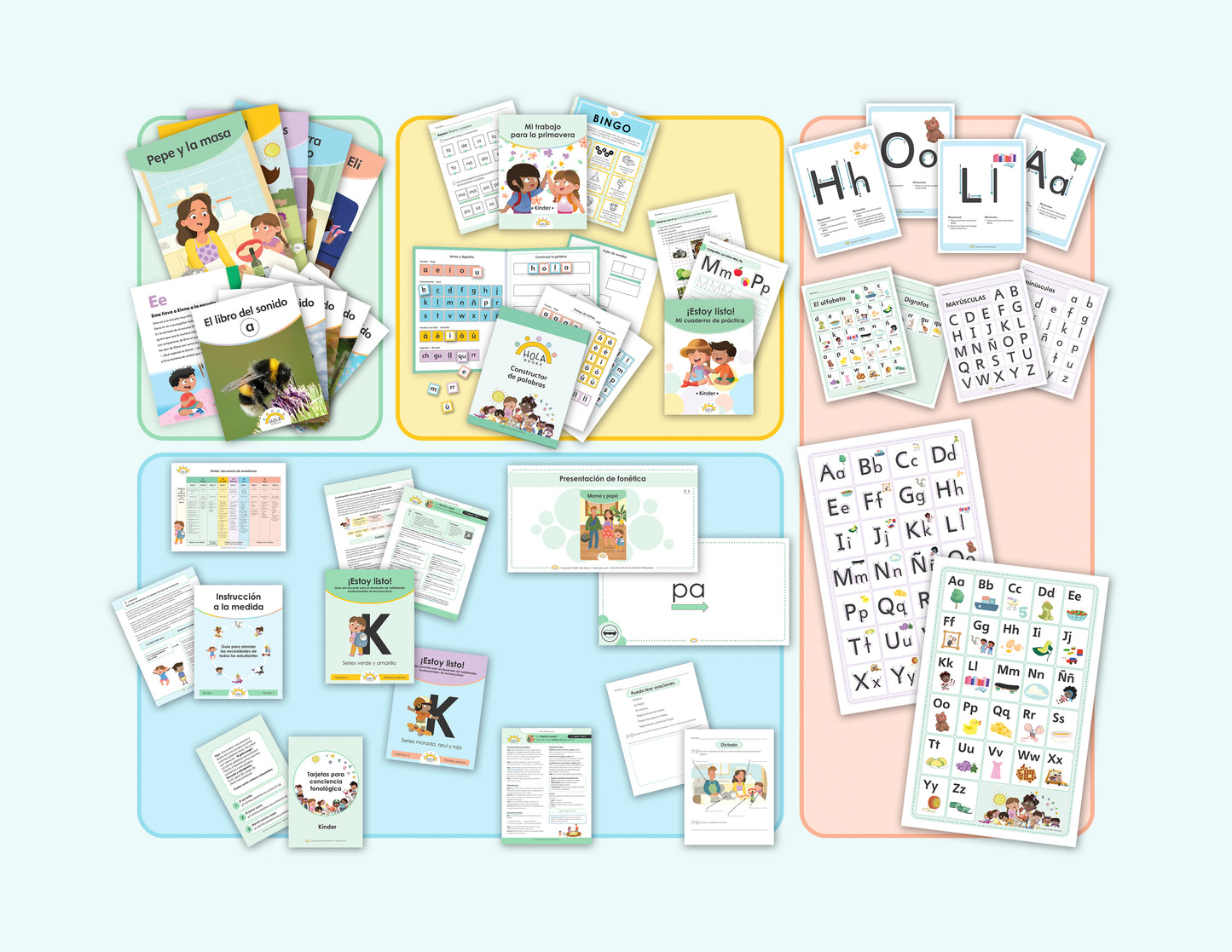 Kindergarten Phonics Bundle: ¡Estoy listo!