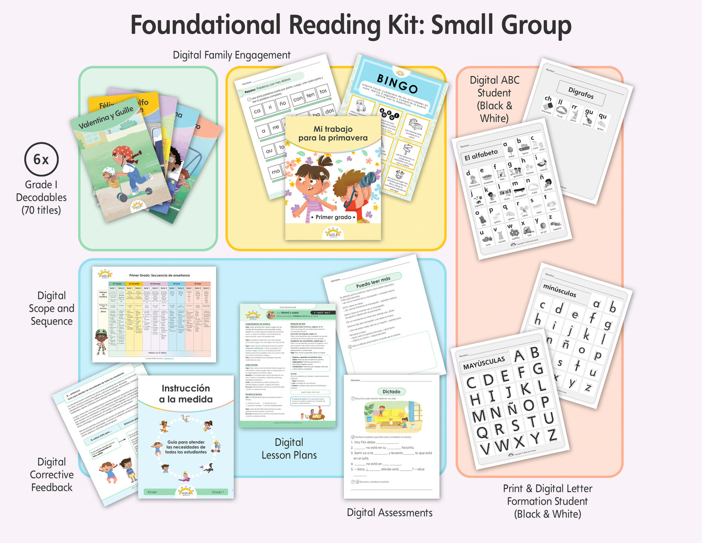 Colección de libros decodificables para grupos pequeños: Primer grado