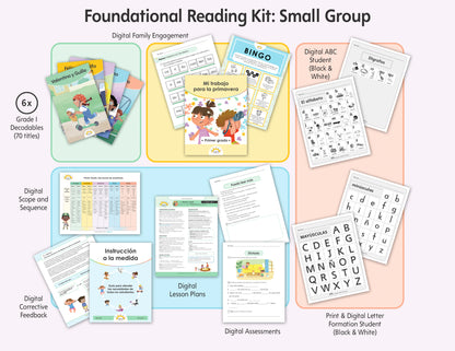 Colección de libros decodificables para grupos pequeños: Primer grado