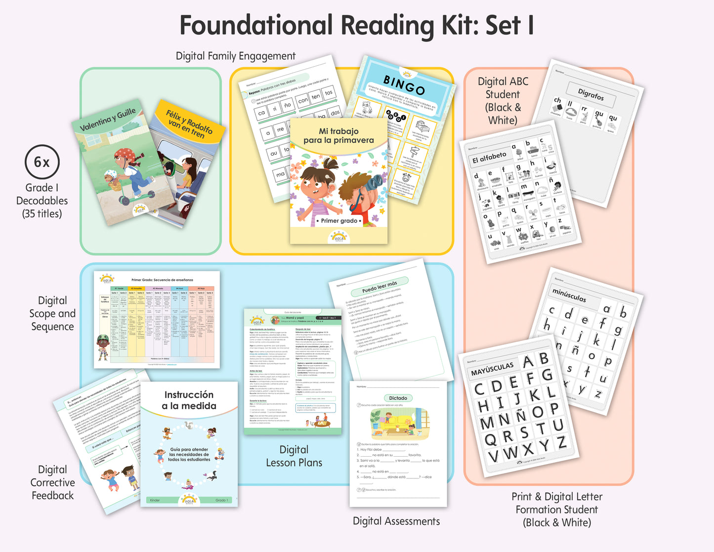 Colección de libros decodificables para grupos pequeños: Primer grado