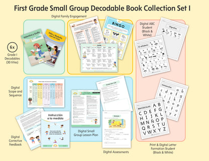 1st Grade Green and Yellow Decodable Collection