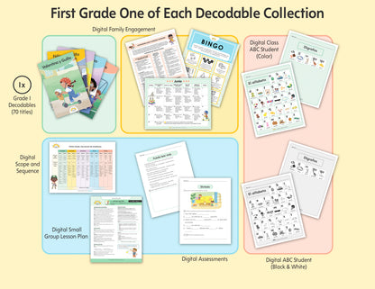 1st Grade One of Each Decodable Collection