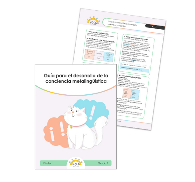Guía para el desarrollo de la conciencia metalingüística