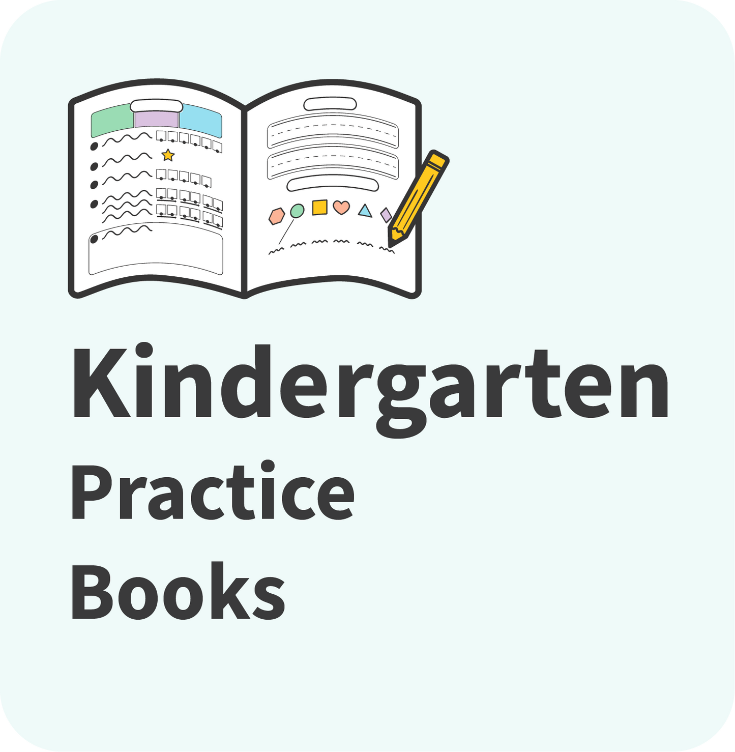 Kindergarten Practice Books