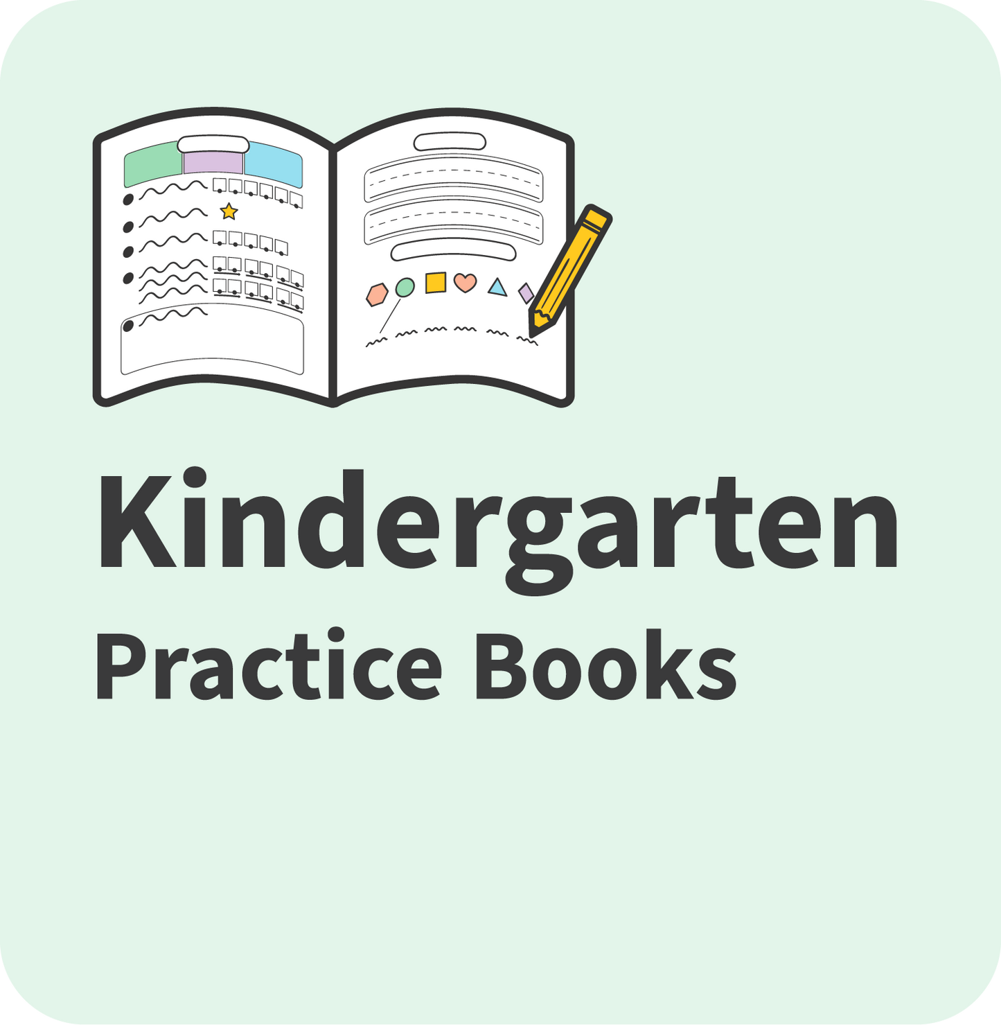 Kindergarten Practice Books