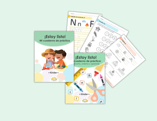 NUEVOS libros de práctica para jardín de infantes